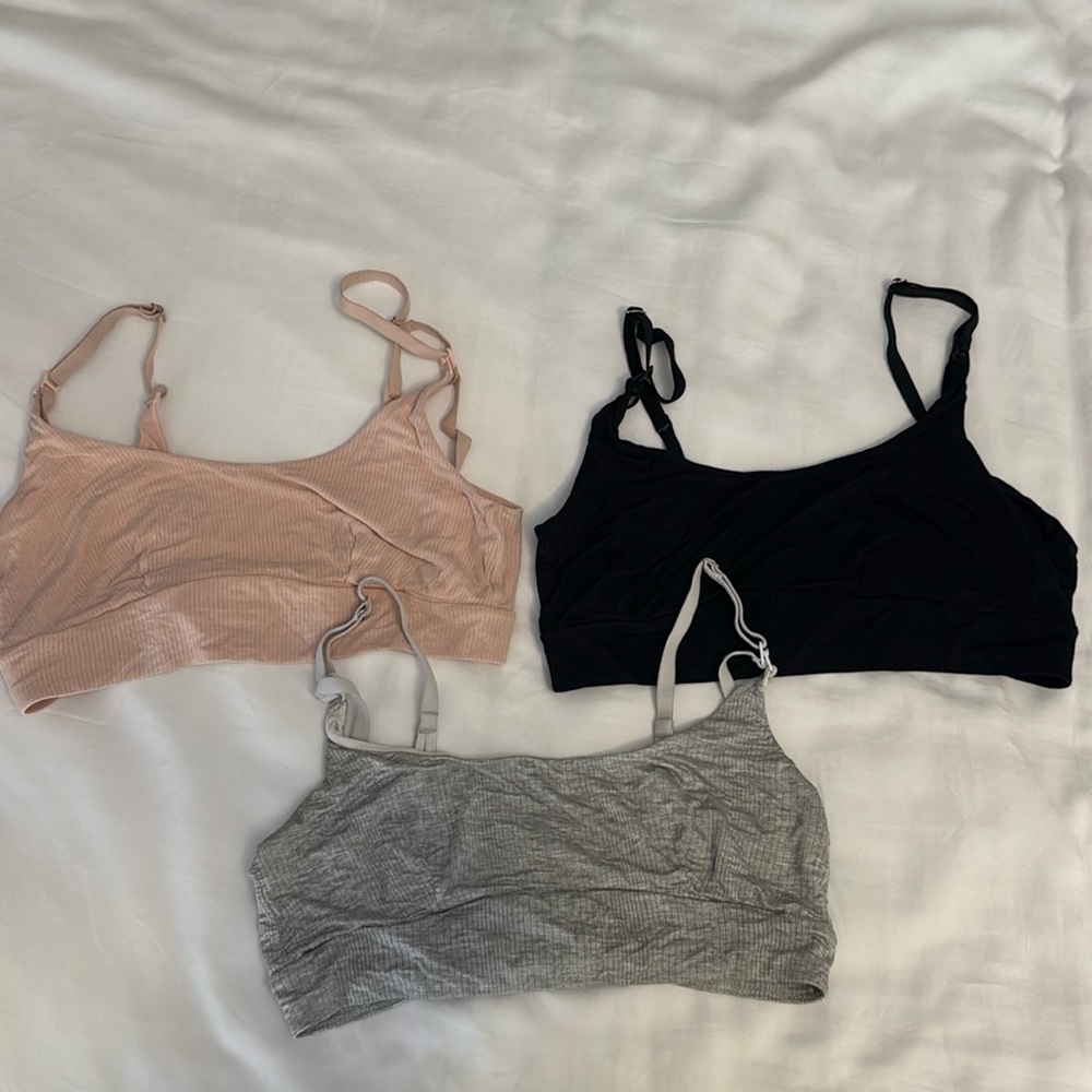 Bodily the everything bra . 3 pack. Comfortable nursing bra